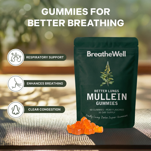 Mullein Gummies For Lung Detox