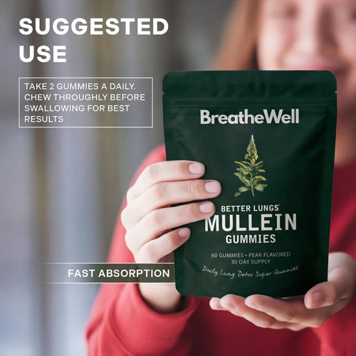 Mullein Gummies For Lung Detox